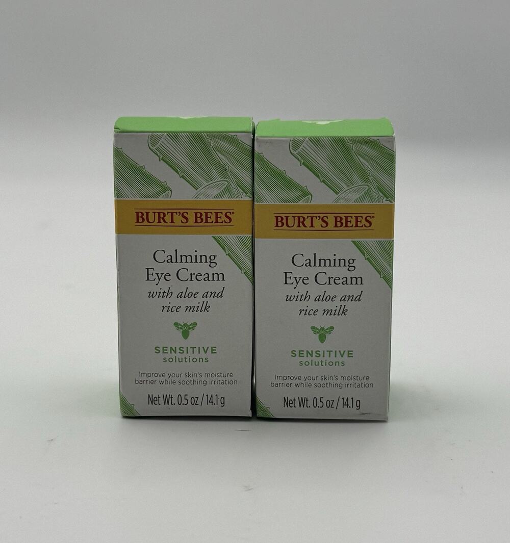 [2 PACK] Burt’s Bees Sensitive Solution Calming Eye Cream 0.5 oz New & Sealed